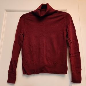 BR Factory 100% Merino Wool Turtleneck Sweater